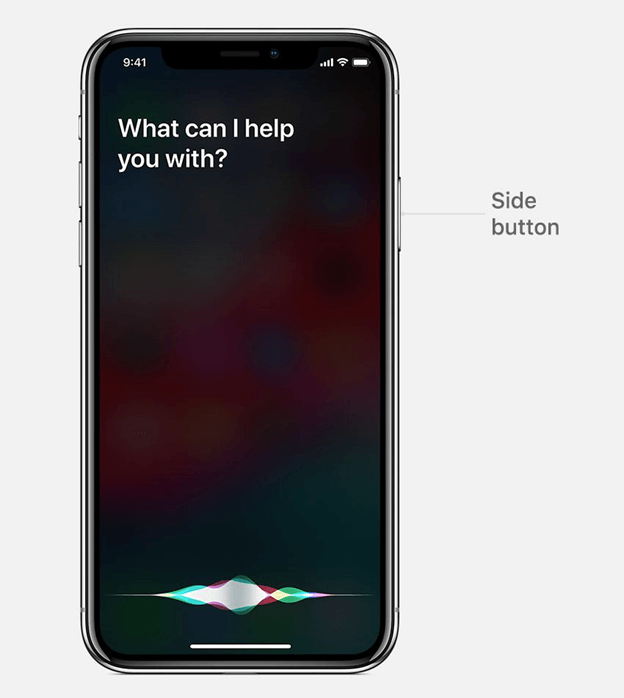 För att låsa upp iPhone 7 med Siri