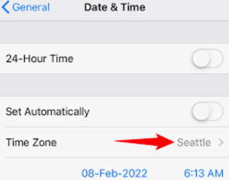 iPhone 캘린더 이벤트가 사라진 날짜 및 시간 확인