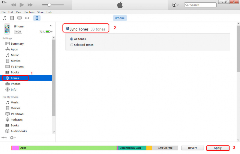 최신 iTunes 버전을 사용하여 좋아하는 벨소리를 iPhone에 다운로드