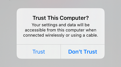 Unlock Your Phone and Trust Computer