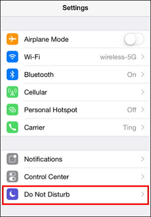 Turn Off Do Not Disturb On Iphone