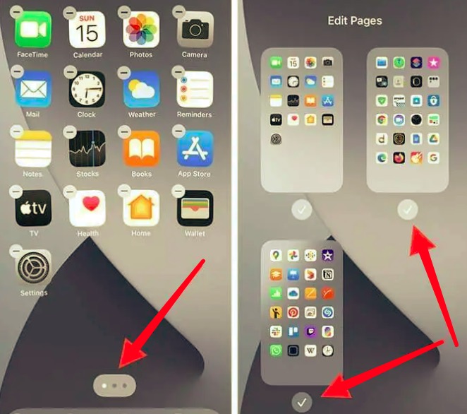 Reexibir aplicativos na tela inicial para encontrar aplicativos ocultos no iPhone