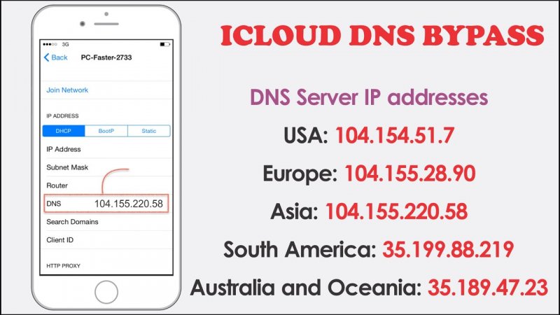 Hur man låser upp iPhone med iCloud Bypass DNS