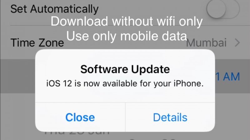 Why Should You Update iPhone without WiFi