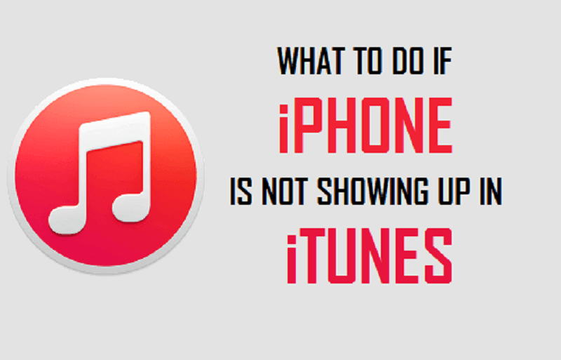 What To Do If Iphone Is Not Showing Up In Itunes