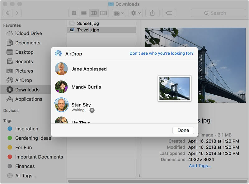 Airdrop On Mac Share Feature
