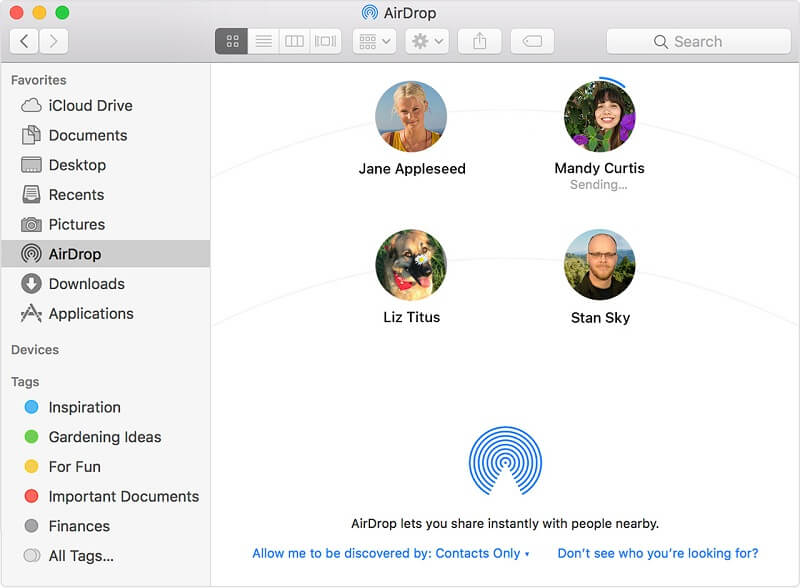 Airdrop On Mac