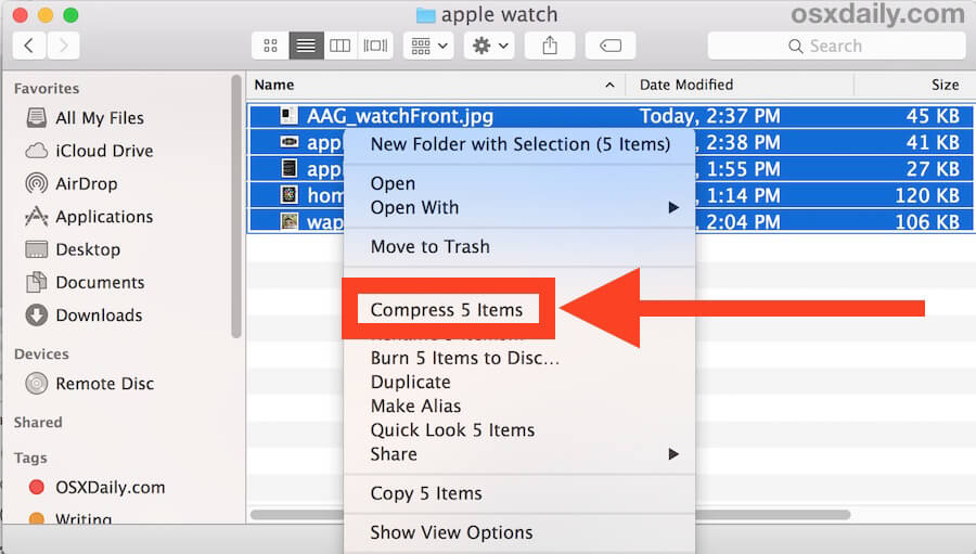 Create A Zip File On Mac Compress