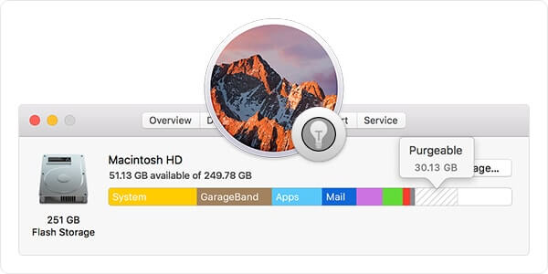 how to clean mac disk space