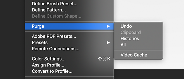 Clear Photoshop Cache Manually On Mac