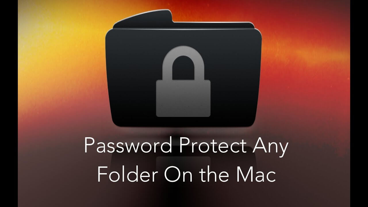 Put Password On Folder Mac Folder