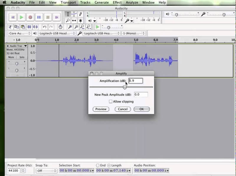 Software de gravação de áudio Audacity