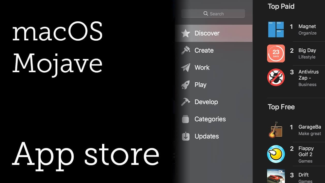Vilken ny Macos Mojave App Store
