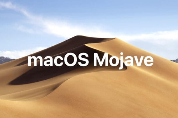 Vilken ny Macos Mojave Mojave
