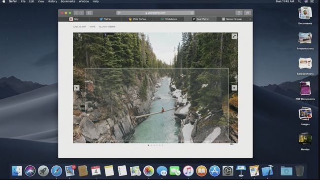 Vilken ny Macos Mojave-skärmdump