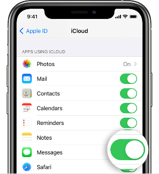 iCloud Service Back Up Your iMessages