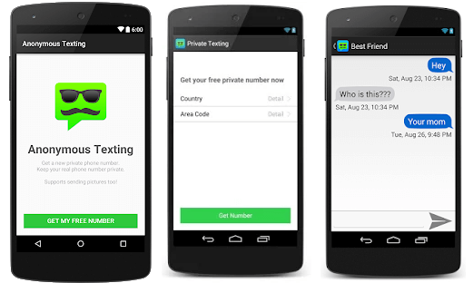 Anonymous Text Messages