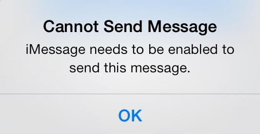 iMessages Not Work Ipad