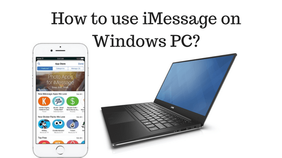 cómo usar imessage en windows