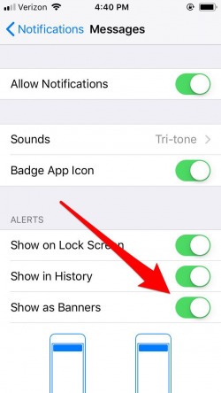 Disable Allow Notifications