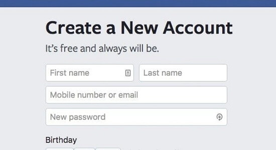 Creating A New Account