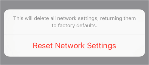 Reset Your Network Settings