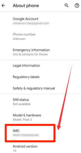 Find IMEI Number Through Settings App to Carrier Unlock Android Phone