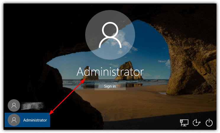 Logga in som administratör för att ändra visningsspråk i Windows 10