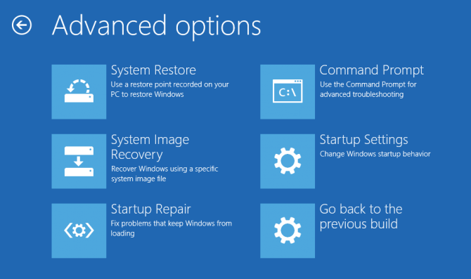 Boot Into Advanced Mode For System Restore