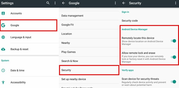 How to Turn on Find My Device on An Android Phone
