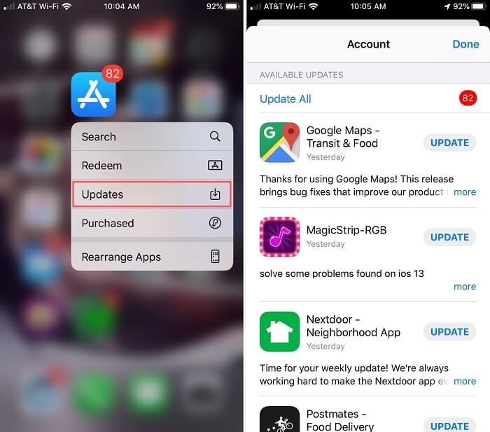 Update Apps to Refresh iPhone