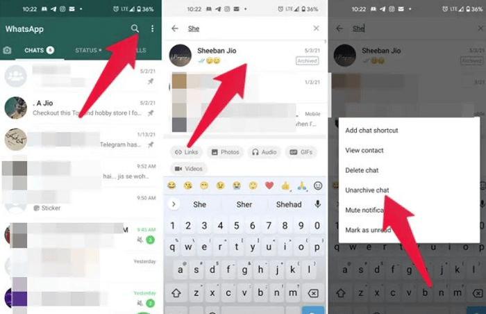 How to Archive Chats on WhatsApp