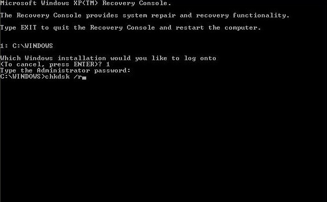 Use CHKDSK to Fix Bad Sectors