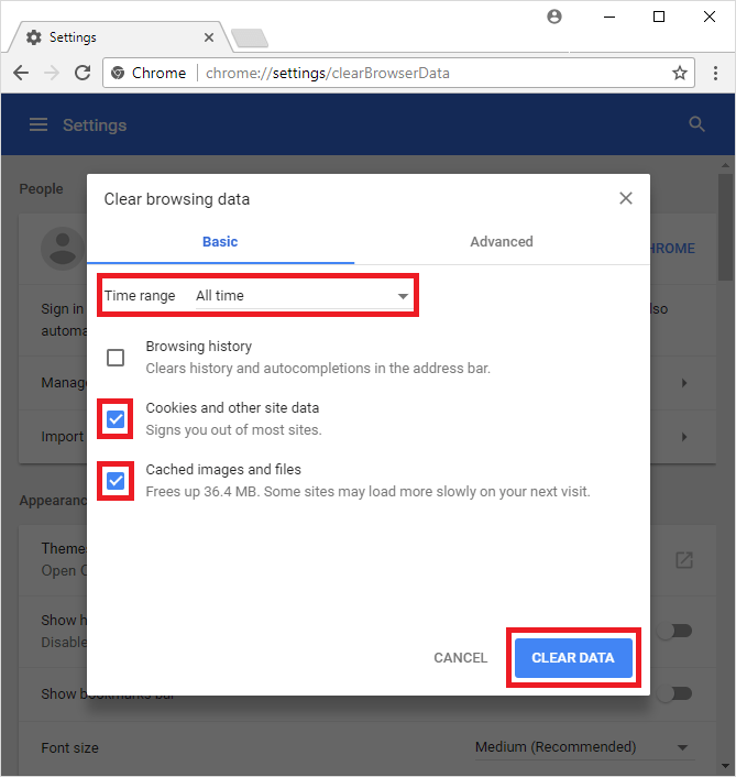 Clear Chrome Data to Fix Loom Not Working Issue