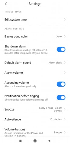 Corrigir o problema no alarme do Android não funcionar após a atualização selecionando as configurações