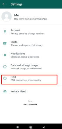 WhatsApp 사용 불가 상태를 해결하려면 WhatsApp 지원에 문의