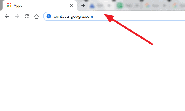 웹 브라우저를 통한 Google 주소록 복원