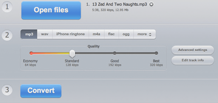 Convert WMA to M4A Using Convert Audio