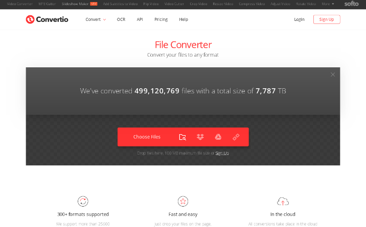 Convert WMA to M4A Using Convertio