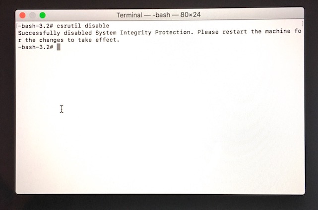Turn Off System Integrity Protection (SIP) in Mac