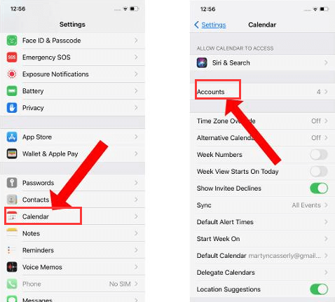 Delete The Calendar on iPad