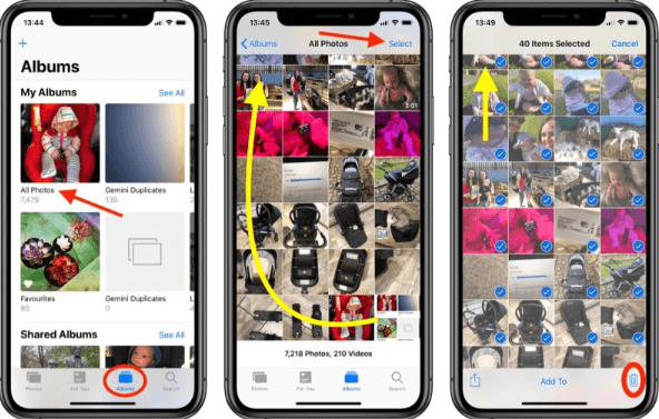 Deleting Multiple Photos on Your iPhone