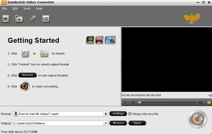 DumboFab 비디오 변환기를 사용하여 MKV를 iTunes로 변환