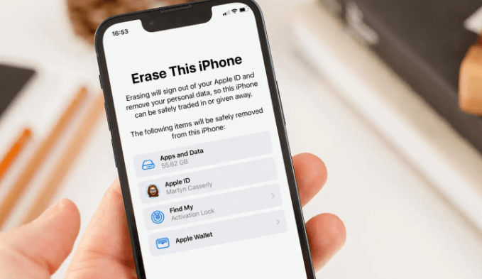 Erase iPhone