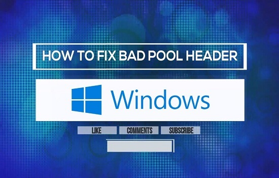 Fix Bad Pool Header