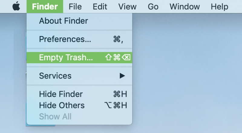 Fix Can't Empty Trash Because Disk Is Full By Force Empty