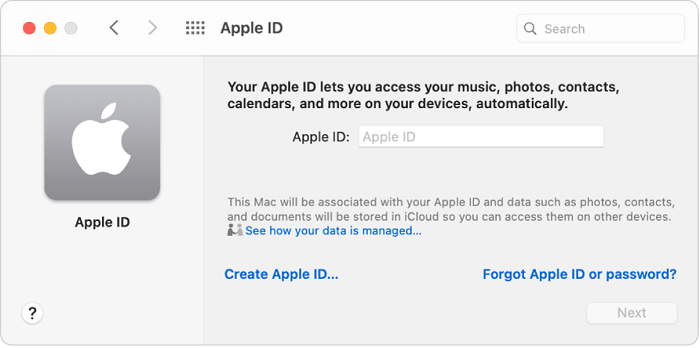 Altere ou redefina sua senha do iCloud