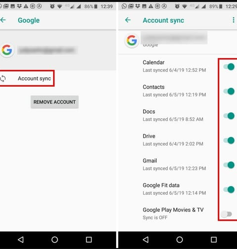 Hur man överför anteckningar från Android till iPhone med Google Sync