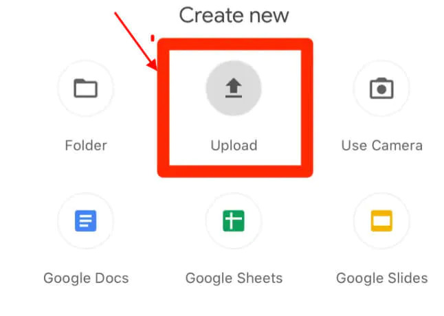 Transferir fotos do iPhone para o laptop usando o Google Drive