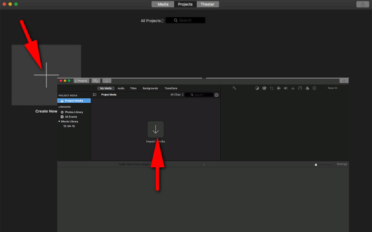 Edit Horizontal Video In iMovie